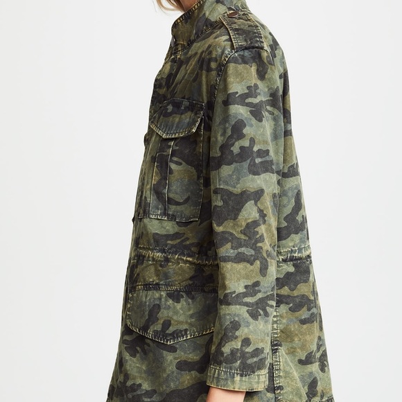 DL1961 Beekman Military Jacket Camo Print XS - Picture 7 of 12